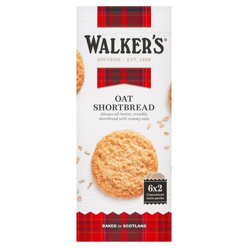 Walker's Shortbread Oat Shortbread 200g (Pack of 2)