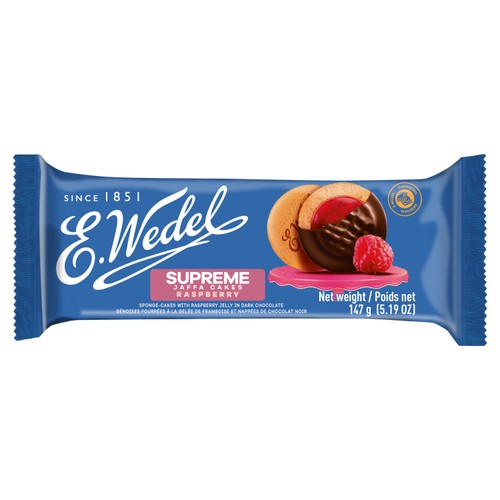Wedel Supreme Jaffa Cake Raspberry 147g (Pack of 2)