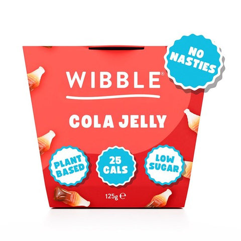 Wibble Plant-based Cola Jelly Pot 125g (Pack of 2)