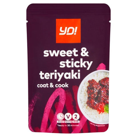 Yo! Sweet & Sticky Teriyaki Sauce 100g (Pack of 2)