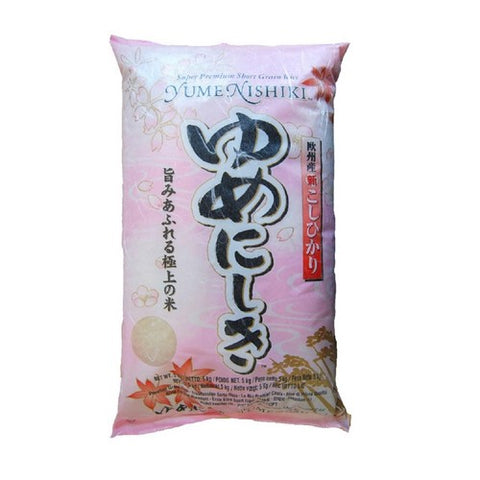 Yumenishiki Short Grain Rice 5kg (Pack of 2)