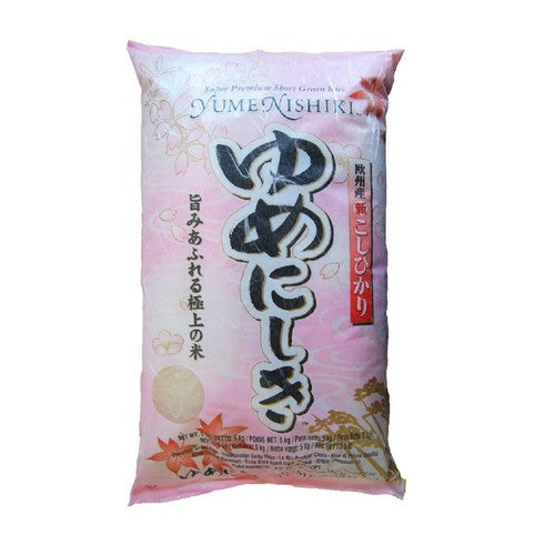 Yumenishiki Short Grain Rice 5kg (Pack of 2)
