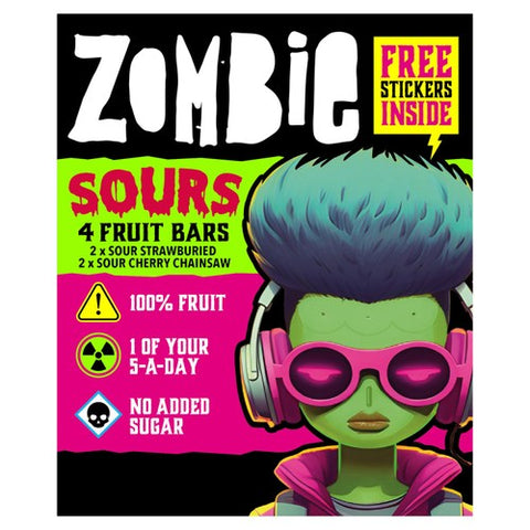 Zombie Variety Sours Multipack 4 x 25g (Pack of 6)